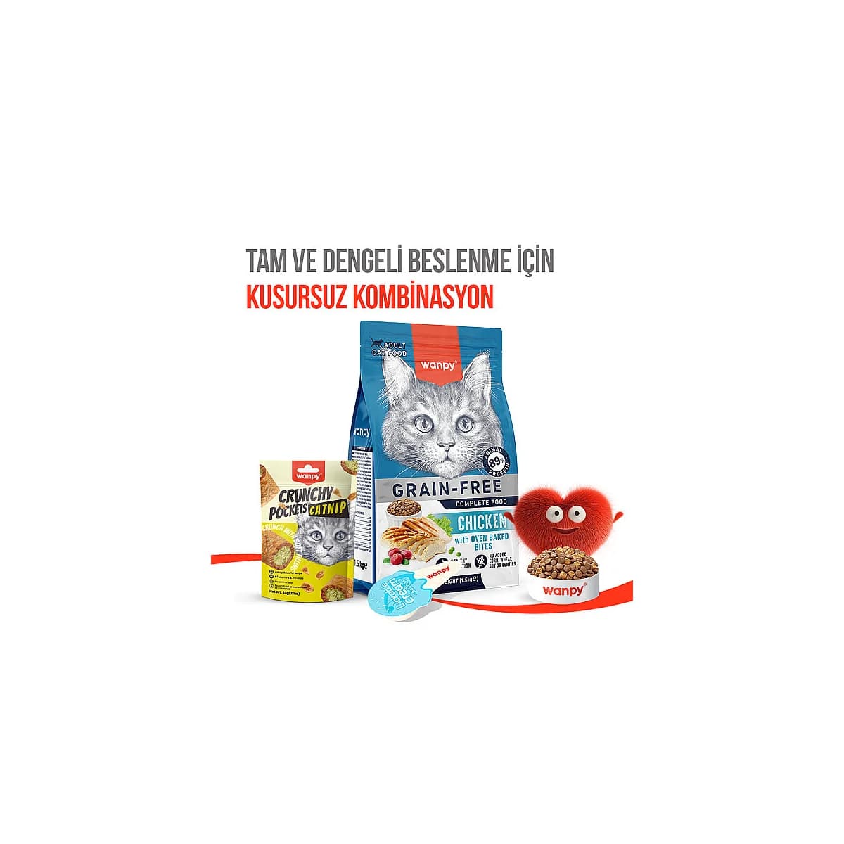Wanpy Kedi Crunch Ödül Catnipli & Tavuklu 60g 6 · PELAGOS KATALOĞU · pelagos